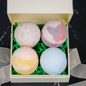 Variety of Four Bath Bombs Gift Set